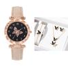 The  Women'S Bracelet Watch Is A Stylish Simple Butterfly Five-Piece Watch Set