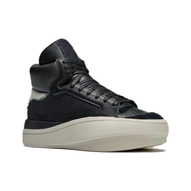 Adidas Y-3 Centennial High Black Off White Unisex Sneakers Bliss IF7788