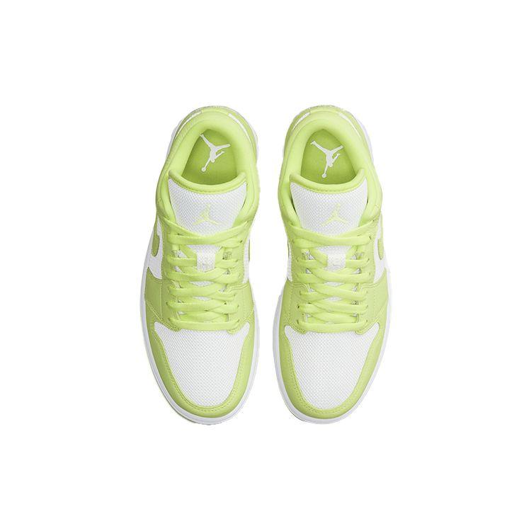 Кроссовки Air Jordan 1 Low Limelight Женские Зеленый Саммит-Белый DH9619-103