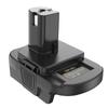 DM18RL Adapter: Compatible with DeWalt/Milwaukee 20V/18V and Ryobi Batteries, Includes USB for Recharging Apple Devices.