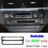 Автоаксессуары в стиле карбона для BMW X5 X6 E70 E71 2008-2013 ABS Декоративная полоса, рамка, накладка, наклейка на интерьер автомобиля