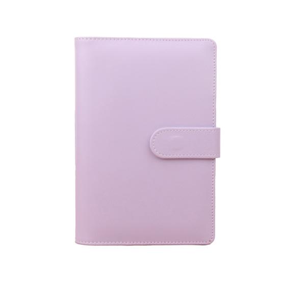 6-Ring Multi-pockets Loose-Leaf Binder Cover Faux Leather Planner Diary Loose-Leaf Notebook Cover School Supplies