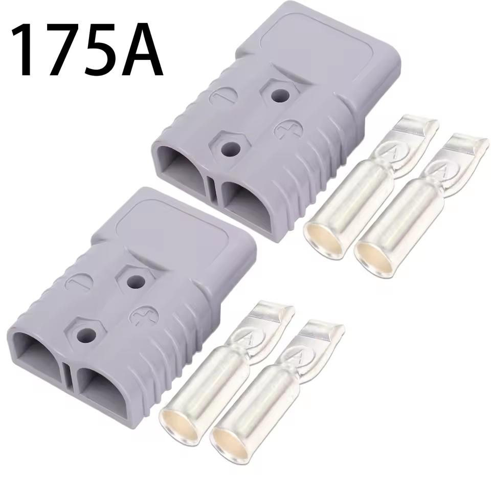 Forklift Battery Connector Plug 50A 120A 175A Quick Connect Disconnect Wire Harness Cable for Winch Trailer Trolling Motor Car