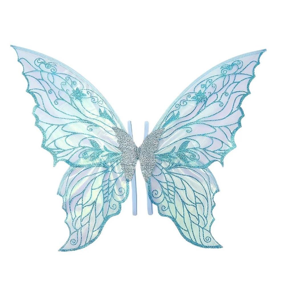 Gradient Sheer Butterfly Fairy Wings Sparkling Organza Elf Wings Costume  Christmas Gifts