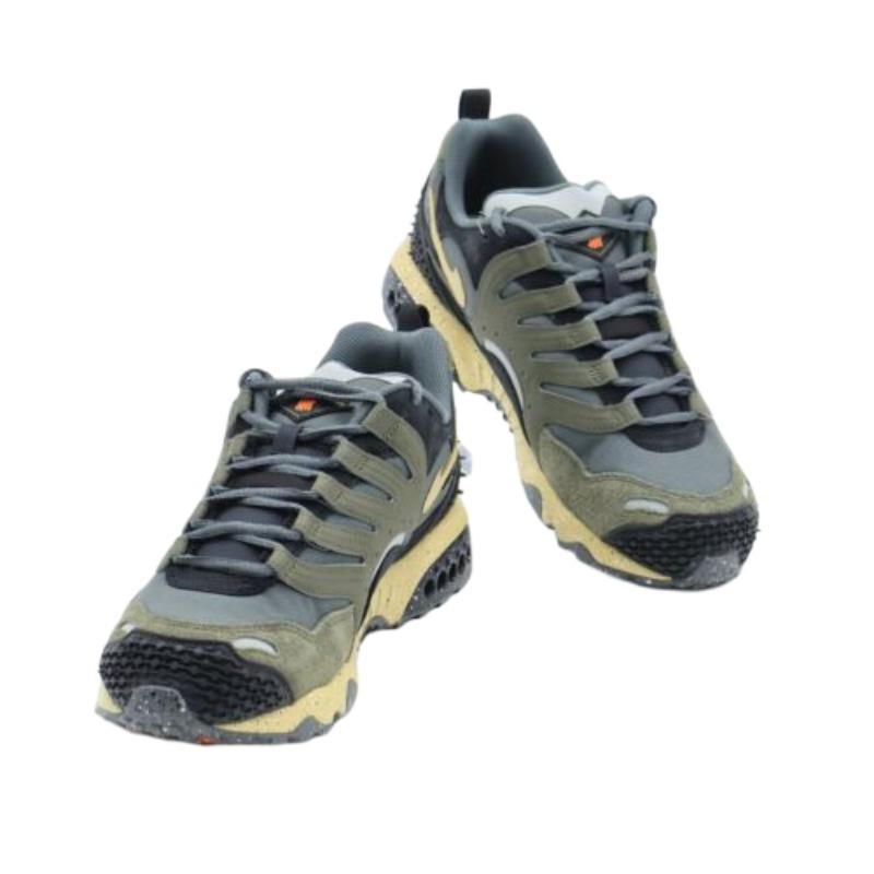 Undefeated x Nike Air Terra Humara Хаки Карго Унисекс Кроссовки Зеленый Пшенично-травяной Железо-серый FN7546-300