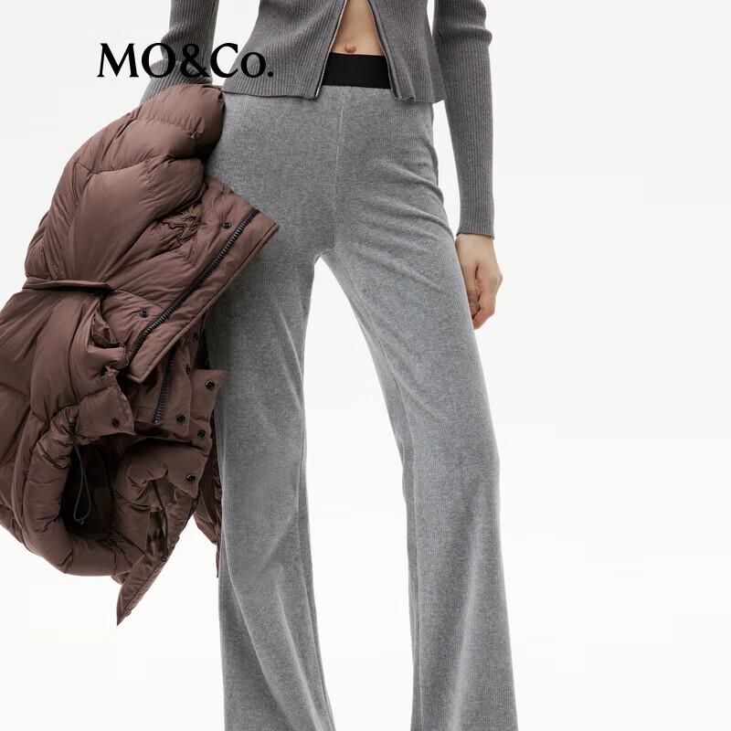 MO&Co. Women's High-Waist Flared Casual Pants