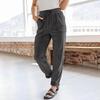 Women Corduroy Pants High Waist Baggy Drawstring Elastic Waist Casual Trousers Loose
