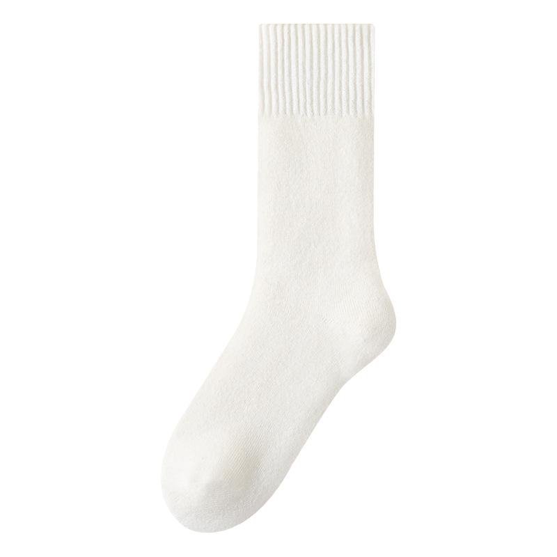 Wool, Fleece, Thickened Warm Men's Socks, Winter Thigh-high Socks, Cashmere and Mid-calf Socks