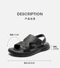 Senda Men's Sandals 2025 Summer New Lightweight Breathable Casual Beach Shoes