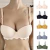 Solid Color Seamless Bras Women Underwear Sexy Push Up Bra Gather Female Lingerie Straps Wireless Bralette