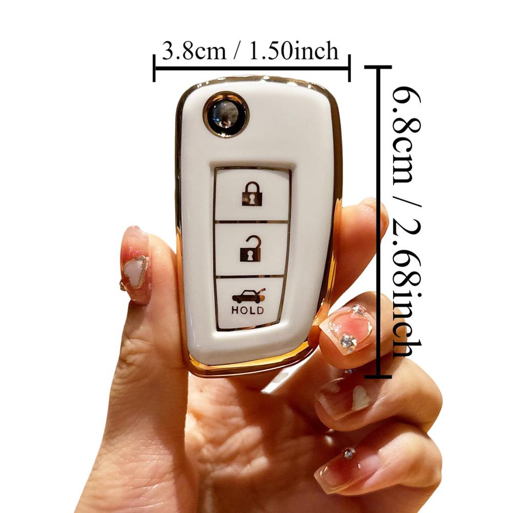 Мягкий чехол для дистанционного ключа из ТПУ для Nissan X-Trail Qashqai J11 Juke Murano Micra Tiida Maxima Altima Kicks аксессуары