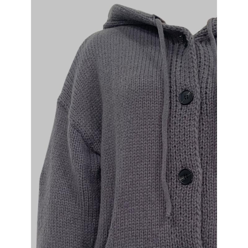 Women's Autumn and Winter Striped V-neck Loose Long-sleeved Knitted Temperament Casual Jumper