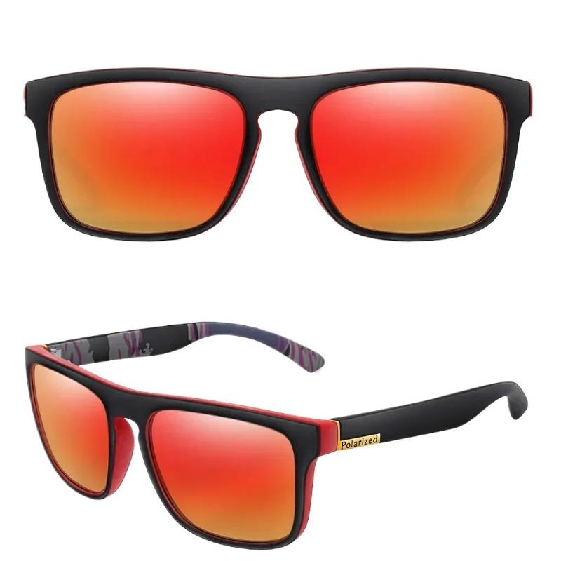 Поляризованные солнцезащитные очки с защитой UV400 для мужчин и женщин. Солнцезащитные очки для охоты, рыбалки и вождения на велосипеде. Дополнительные синие, красные, черные очки.