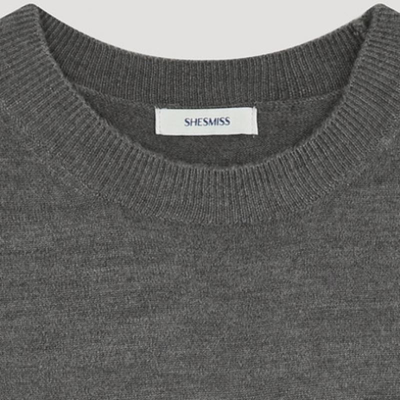  She S miSS  baSic Round Neck Knit SSkpoo42530 Mg