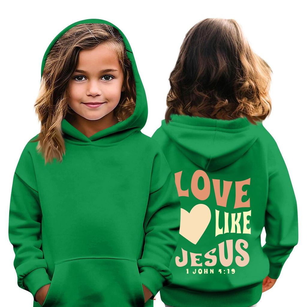 Детская толстовка с капюшоном для мальчиков и девочек, модная принтованная толстовка с длинными рукавами и карманом