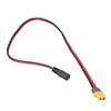 Адаптерный кабель XT60 female на 5.5x2.1mm/5.5x2.5mm для паяльника TS100, FPV монитора, питания, портативной электростанции