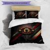 3pcs Duvet Cover Set (1*Duvet Cover + 2*Pillowcase, Without Core),Manchester United F.C Print Bedding Set, Bedroom Decor, All‑Season, Birthday Gift