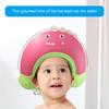 Шапочка для душа для малышей с пустым верхом, козырек для ванны, водонепроницаемая детская шапочка для купания, регулируемая для защиты глаз и ушей