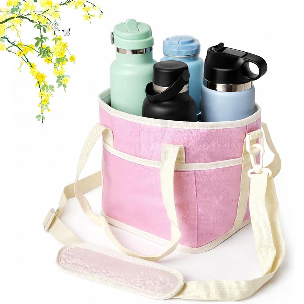 with Adjustable Strap Drink Bag Multiple Carrier Cup Stand for Hiking Walking Sports Outings