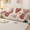 Ins Style Sofa Towel Full Cover Cloth Green Chenille Four Seasons Universal Sofa Cushion Cover High-Grade Sofa Cover Towel
