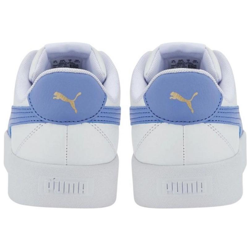 Puma Skye Clean Минималистичные Удобные Низкие Кроссовки Унисекс Белый Синий 380147-13