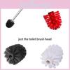 Универсальная пластиковая головка туалетной щетки Cherry Сменная головка для туалетной щетки для всесторонней очистки