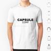 Футболка Capsule Corp на весь день 6XL Хлопок Прохладная футболка Dbz Капсула Аниме Капсульная Корпорация Корп Бульма Манга Z Z Транкс Мультфильм Супер