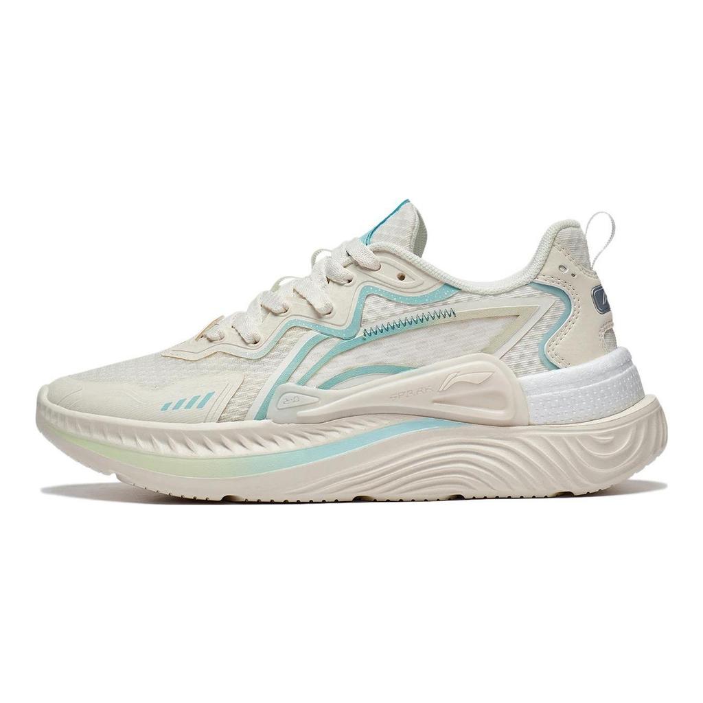 Li Ning Cyan Journey Текстиль, Синтетическая кожа Нескользящая Износостойкая Низкие Спортивные Повседневные Туфли Женские AGLT058-1