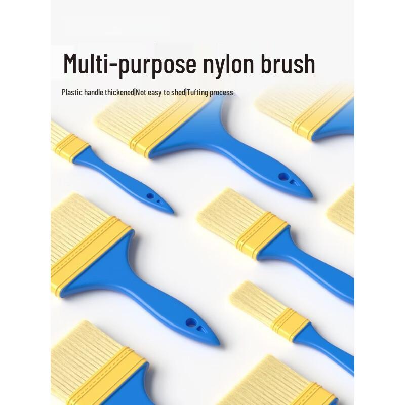 100-Pack 5-inch Nylon Bristle Brushes