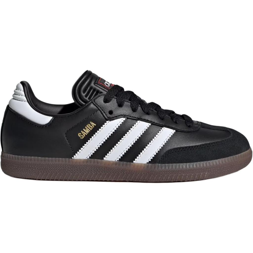 adidas Кроссовки Samba Indoor K Черно-белые с резиновой подошвой Детские None IF1945