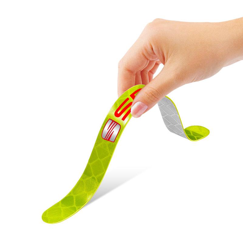 Car Wheel Hub Reflective Stickers Tire Rim Luminous Accessories For SEAT Leon 5f Ibiza 6l 6j Leon 1P Cushion Altea Xl Leon Mk