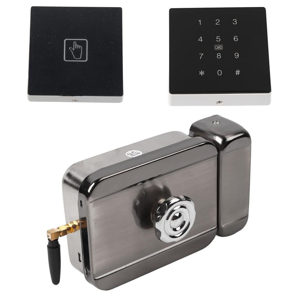 Smart Door Lock Keyless Remote Control Password Deadbolt Door Lock with Low Battery Alarm for