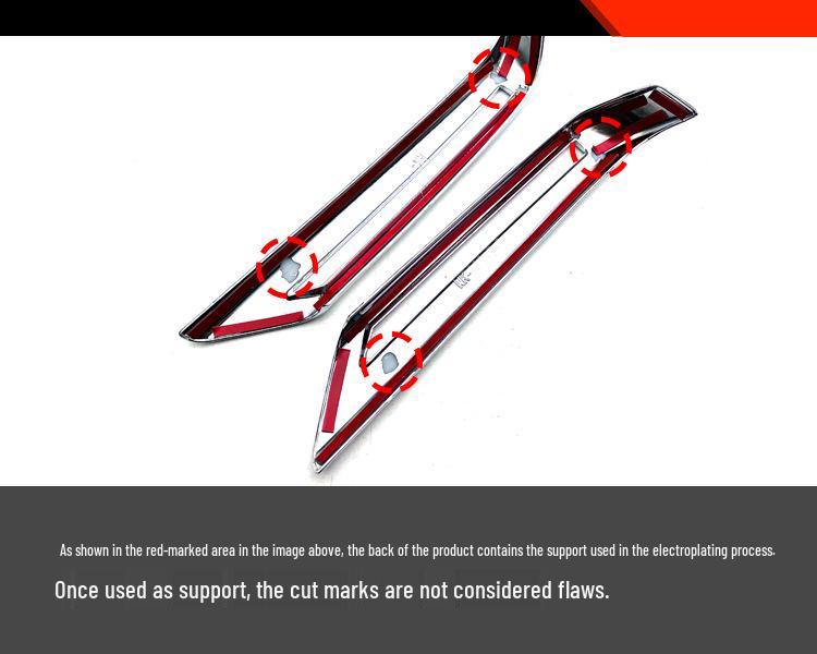 Наклейки на зеркало заднего вида Toyota Aqua 25: противоударная накладка и яркая полоса