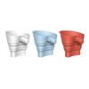 Silicone Flexible Foldable Pouring Funnel with 30 Degree Angled Spout Silicone Flour Funnel for Mixer Space Saving