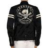 50th Anniversary Limited Model Lightning Crossbone Skull Embroidery Bonding Riders Jacket Outerwear [Banson] Men's Nvsz-2415 (XXL)