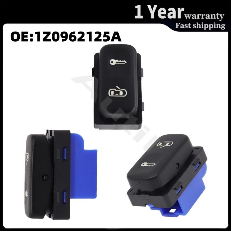 Central Door Lock Switch 1Z0962125A for Skoda Octavia MK2 Yeti Door Lock Button with Backlight Replacement Car Accessories
