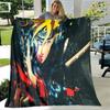 Super Clear 3D Naruto Bed Blanket Office Home Hiking Picnic Thick Quilt Fashionable Bedspread Flannel Blanket