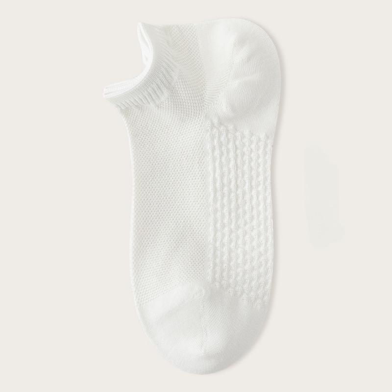 5 пар мягких женских однотонных носков до щиколотки, дышащих, впитывающих пот, удобных хлопковых коротких спортивных носков, высококачественных женских носков