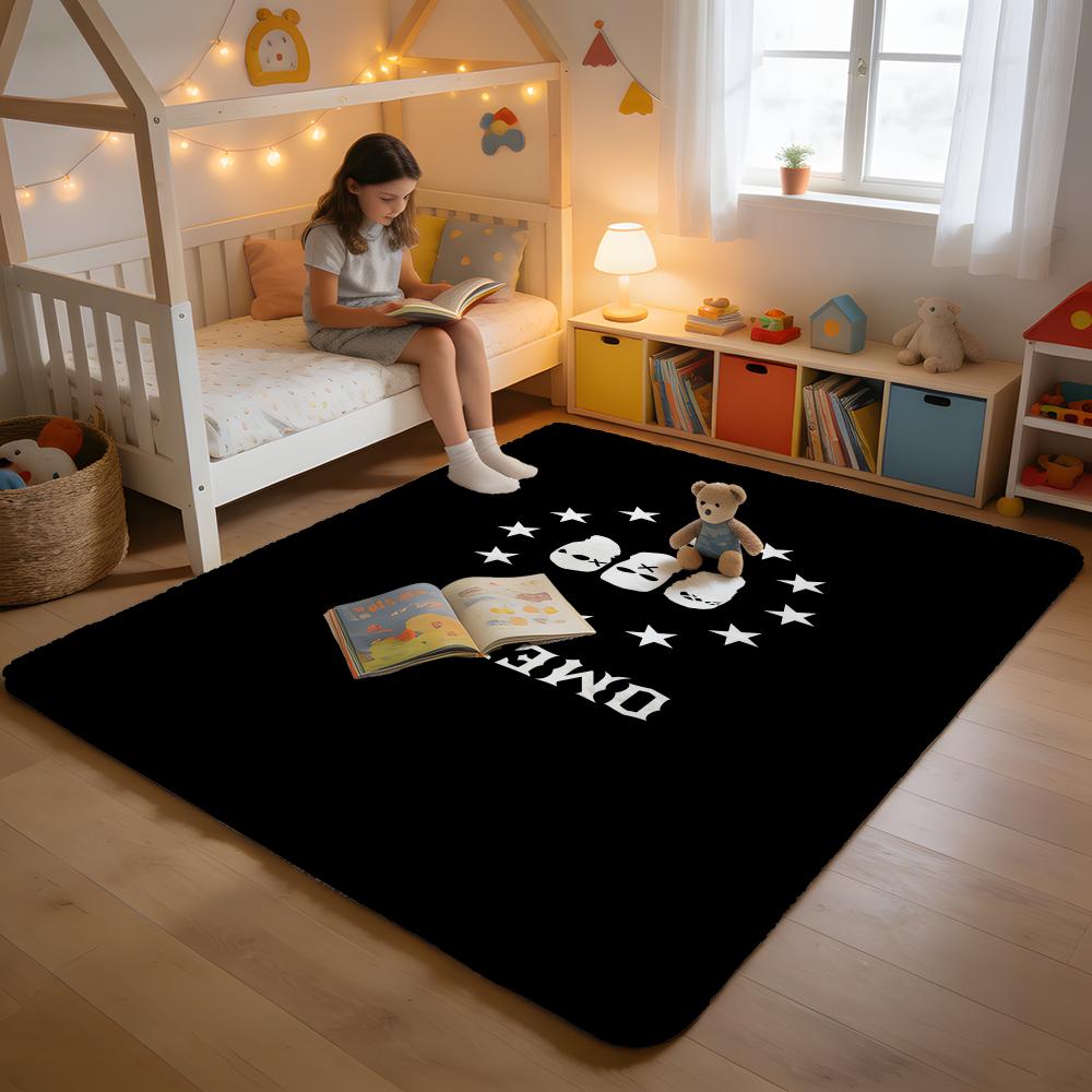 Floor Mat Soft Flannel Rug Non-Slip Absorbent Mat for Bathroom Bedroom Home Decor Rapper Omerta M-Maes