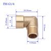 1/8" 1/4" 3/8" 1/2" Hose Barb Brass Pipe Fitting Coupler Connector Adapter Pipe Joint  PU PE Tube