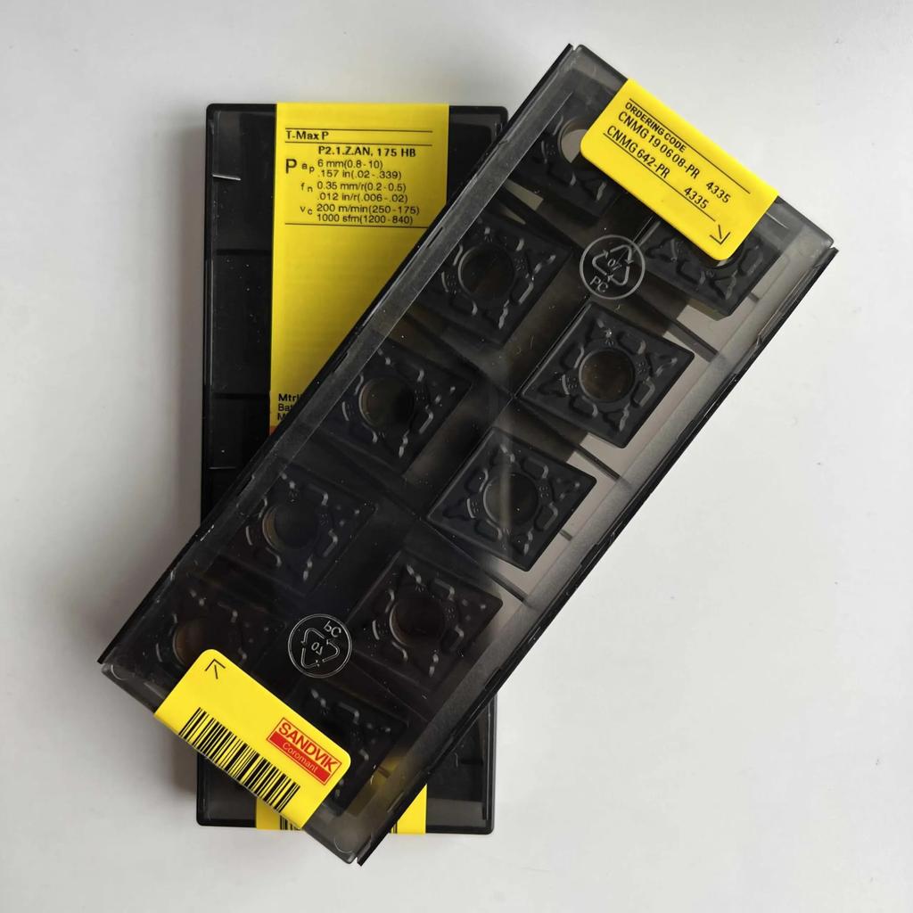 Original Sandvik / CNMG190608-PR 4335  / CNC Lathe Carbide Blade 10 Pcs