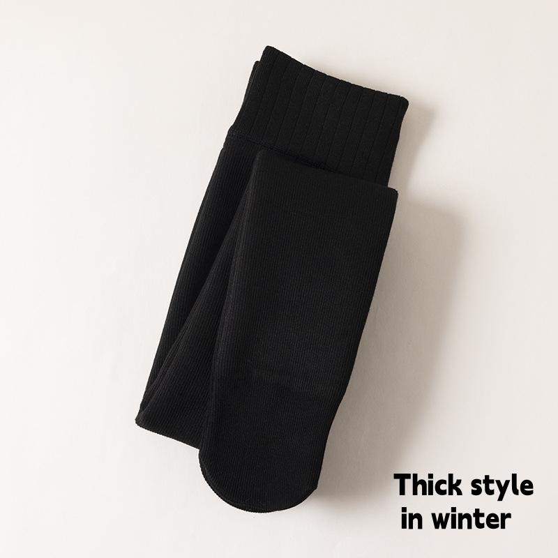 Children's Fleece Thickened Tights Autumn Winter New Warm Kids Leggings Simple Student Princess Dance Teenage Pantyhose 5-12Year