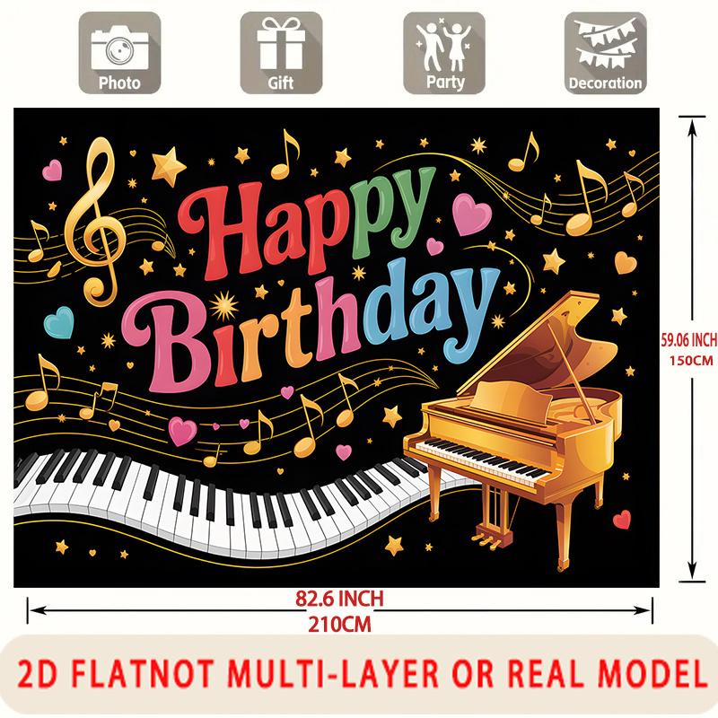 Party Backdrop Happy Birthday Birthday Photo Booth Background Front Door Decor