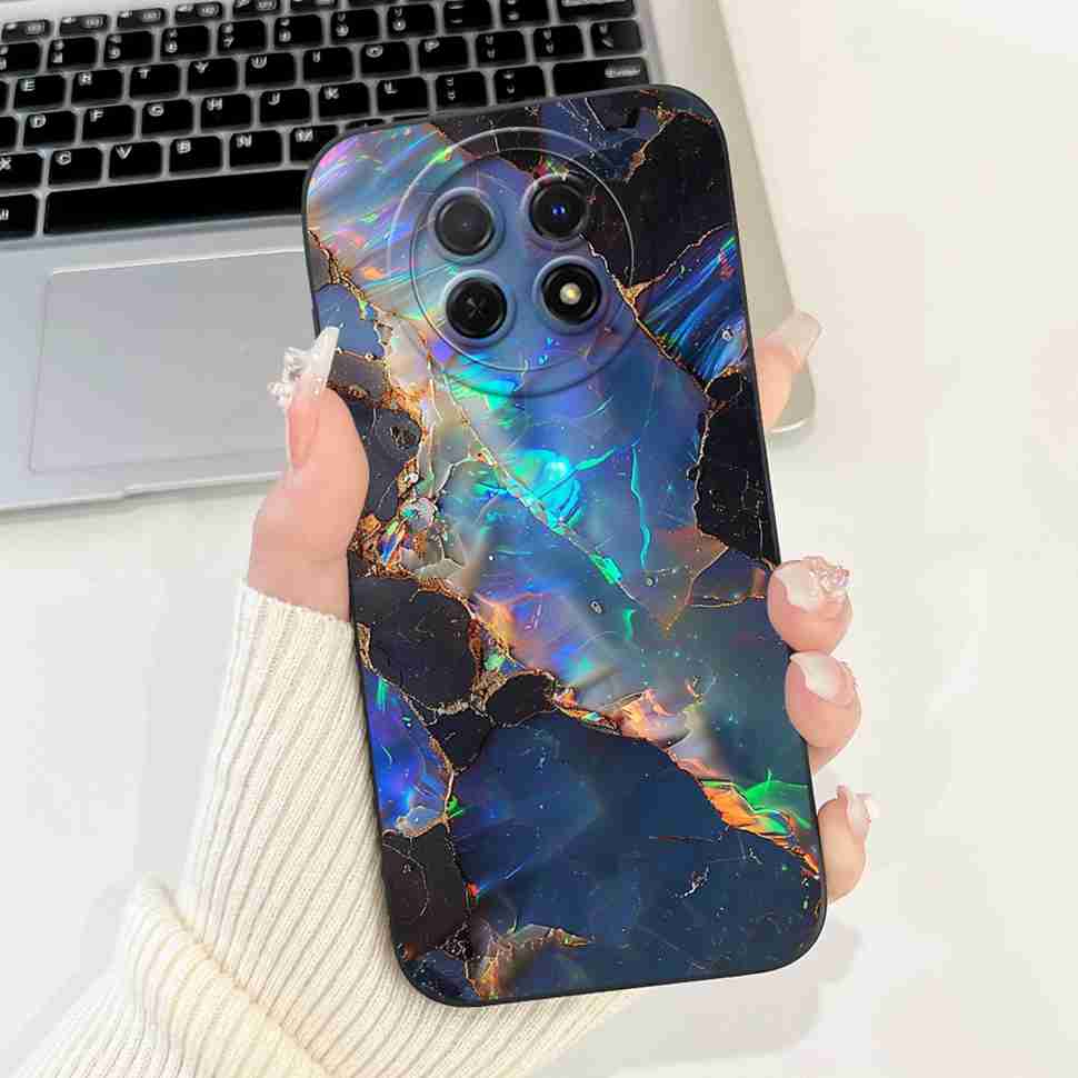 For Huawei nova Y91 Case STG-LX1 Cute Cartoon Rabbit Soft Silicone Cover For Huawei Enjoy 60X STG-AL00 6.95" Butterfly Shell