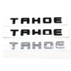 Word TAHOE ABS Car Custom Nameplates 3D Letter Writing Badge Emblem Sticker
