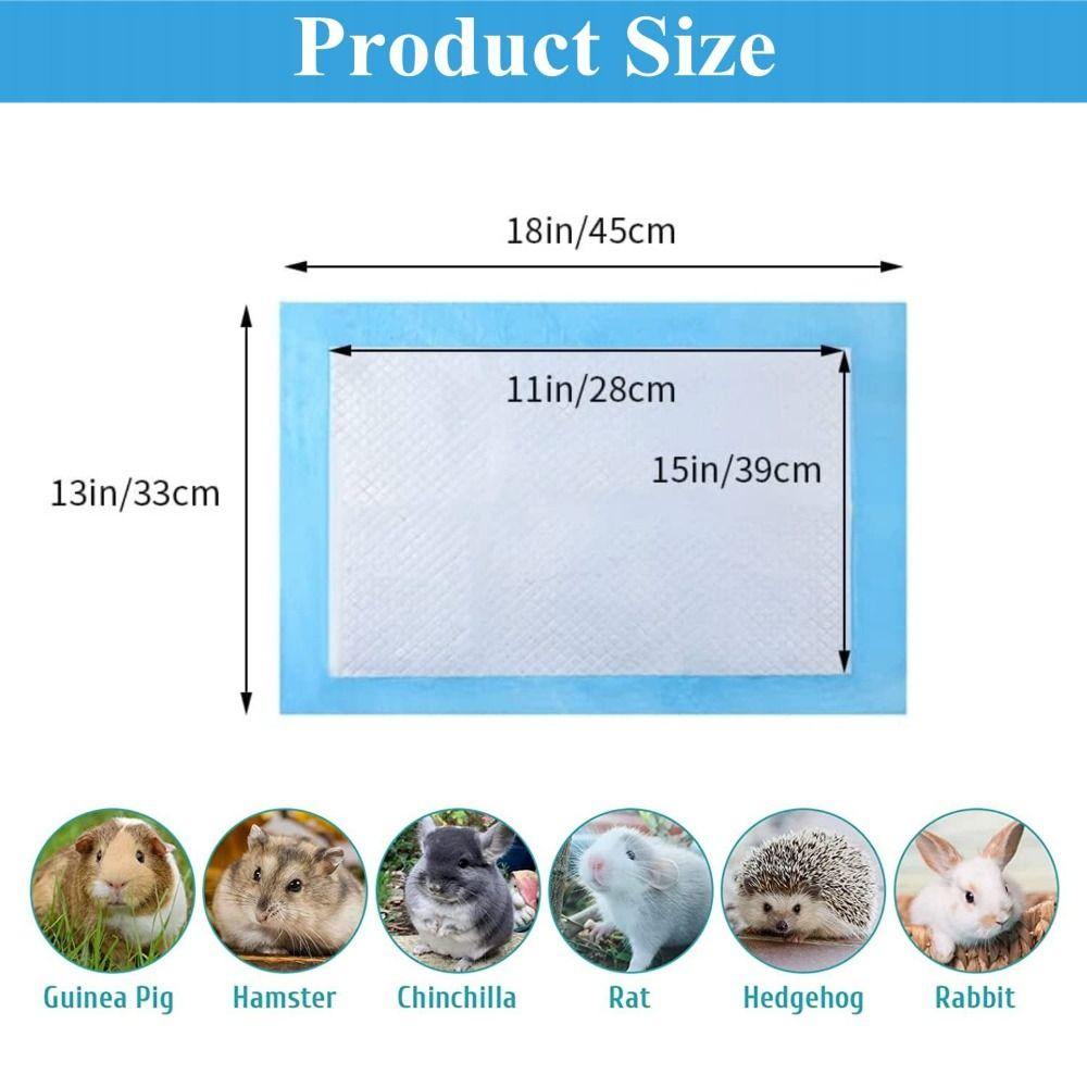 100PCS Disposable Dog Training Pee Pad Super Absorbent Urine Nappy Mat Diaper Mats  Toddler