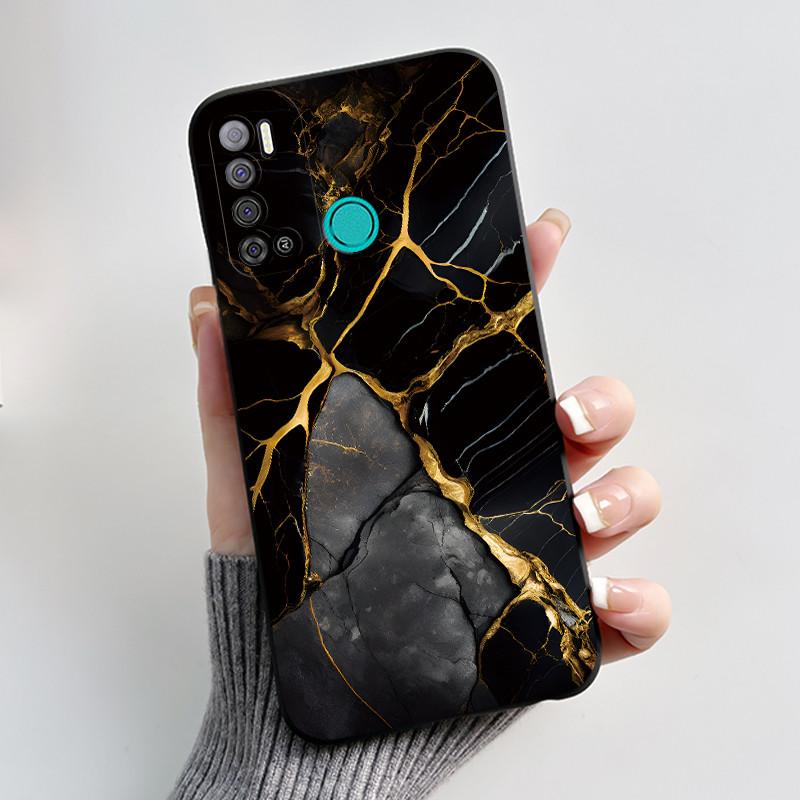 Для Tecno Pouvoir 4 Pouvoir 4 Pro LC7 LC8 Чехол Роскошный Милый Кролик с Сердечками Смешной Чехол для Телефона Черный Силиконовый Защитный Задний Чехол