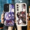 Чехол для телефона для Samsung Galaxy A17 A16 A15 A14 A13 Дизайн Genshin Impact A56 A36 A26 A55 A35 A25 A54 A34 A24 A53 A33 A23 A07 A06