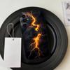 Dark night I-lightning Phone Case For Samsung S25,S24,S21,S22,S23,S30,Ultra,S20,Plus,Fe,Lite,Note,10,Black Cover