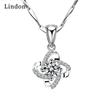Женское ожерелье Lindon, кулон из медного сплава, циркон, модный подарок